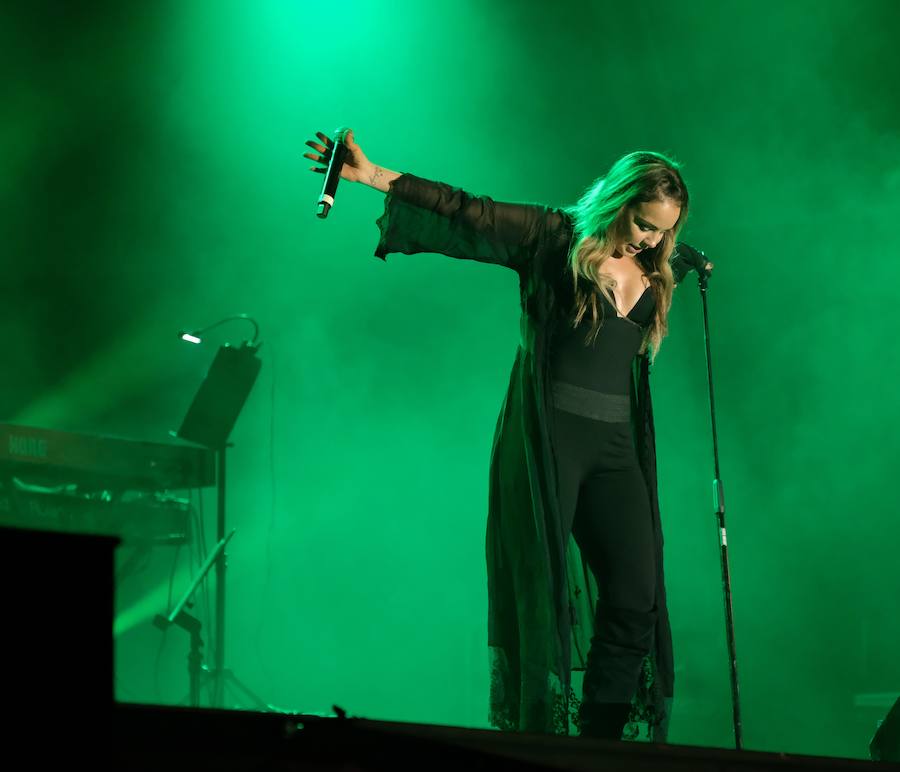 Fotos: Concierto de Chenoa en la Plaza Mayor de Valladolid durante las Fiestas de la Virgen de San Lorenzo 2018