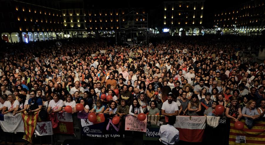 Fotos: Concierto de Chenoa en la Plaza Mayor de Valladolid durante las Fiestas de la Virgen de San Lorenzo 2018