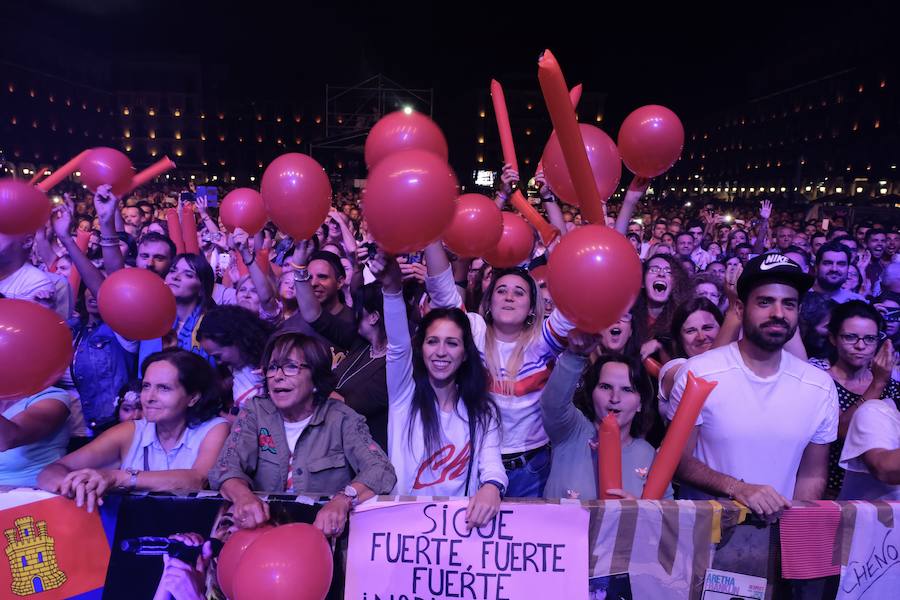 Fotos: Concierto de Chenoa en la Plaza Mayor de Valladolid durante las Fiestas de la Virgen de San Lorenzo 2018