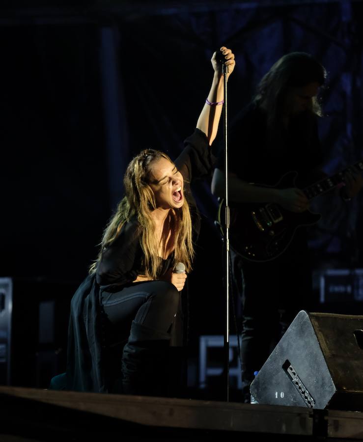 Fotos: Concierto de Chenoa en la Plaza Mayor de Valladolid durante las Fiestas de la Virgen de San Lorenzo 2018