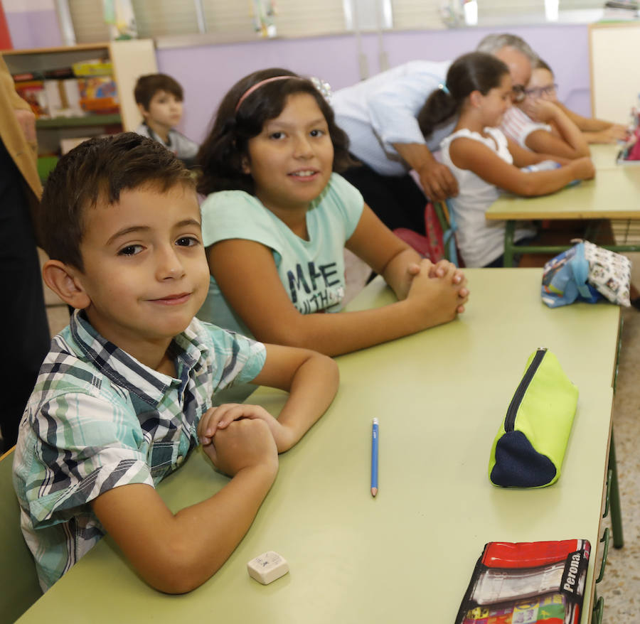 Fotos: Inicio del curso escolar en el colegio Ramón Carande de Palencia