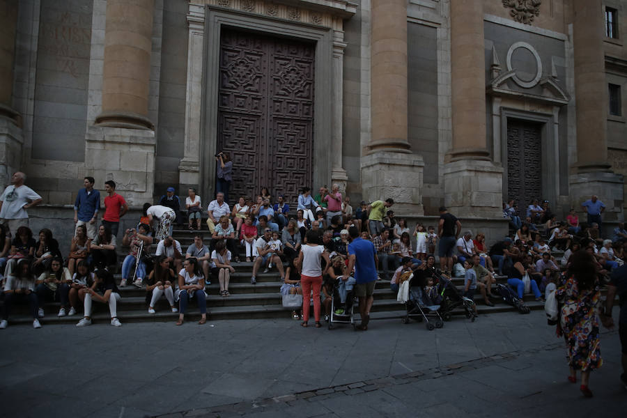 'Planetarium' deslumbra a los salmantinos y a los visitantes con sus figuras estelares