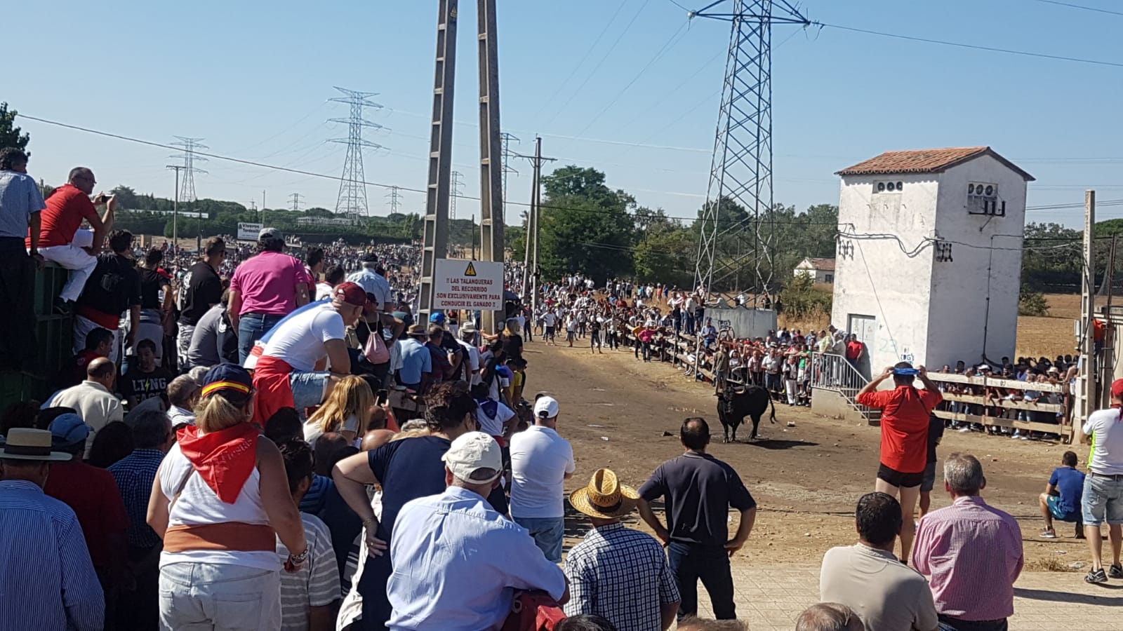 Dos personas han resultado heridas, al parecer uno con una posible cornada en la pierna