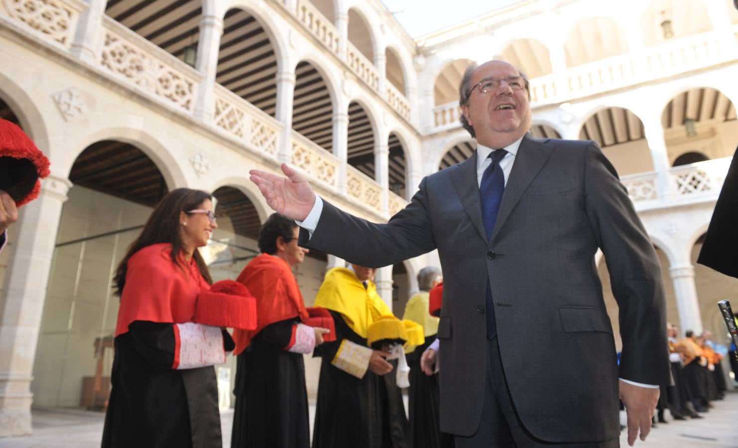 En su discurso, el rector Antonio Largo ha destacado el esfuerzo realizado por la universidad vallisoletana en materia de transparencia