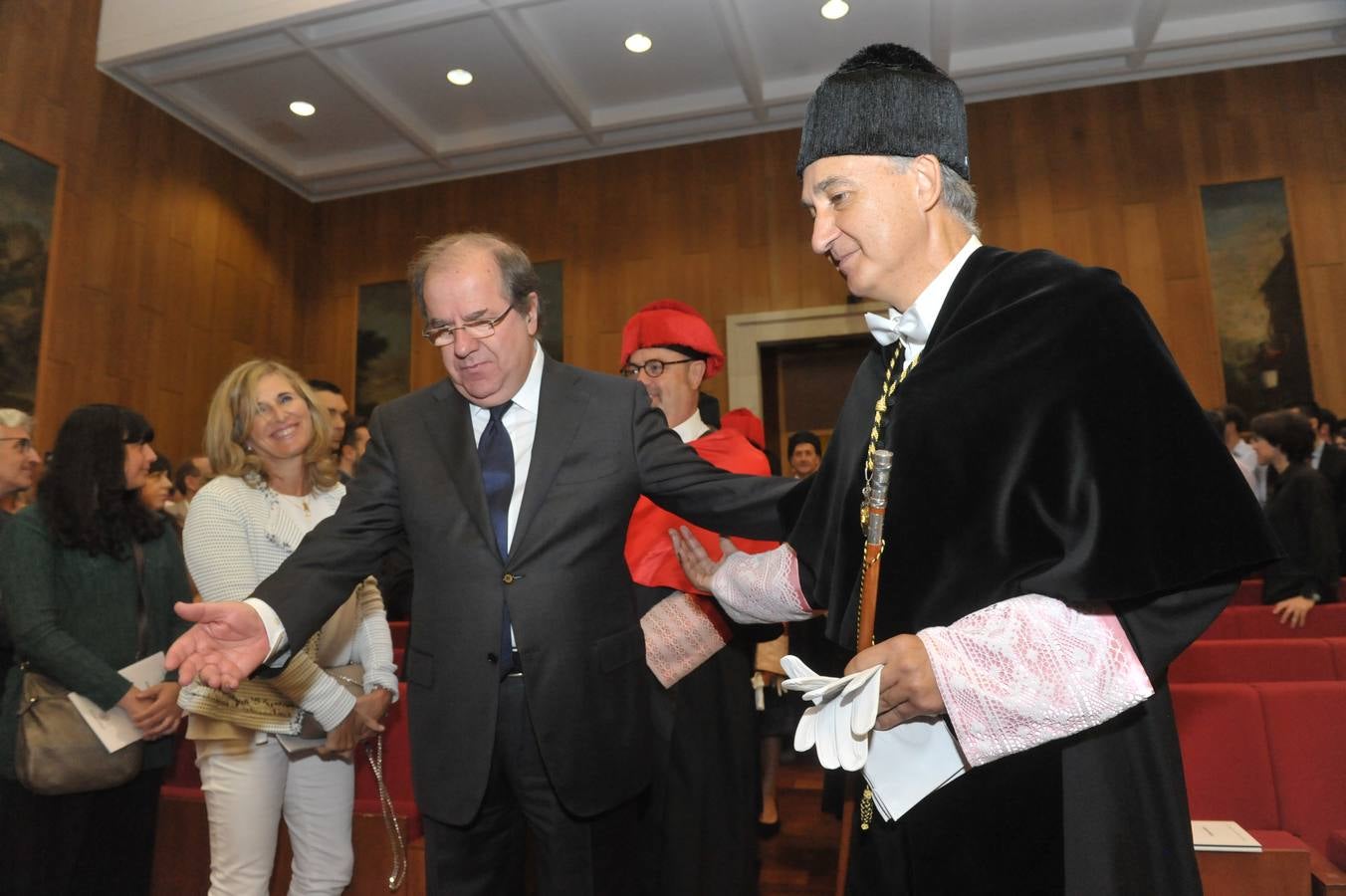 En su discurso, el rector Antonio Largo ha destacado el esfuerzo realizado por la universidad vallisoletana en materia de transparencia