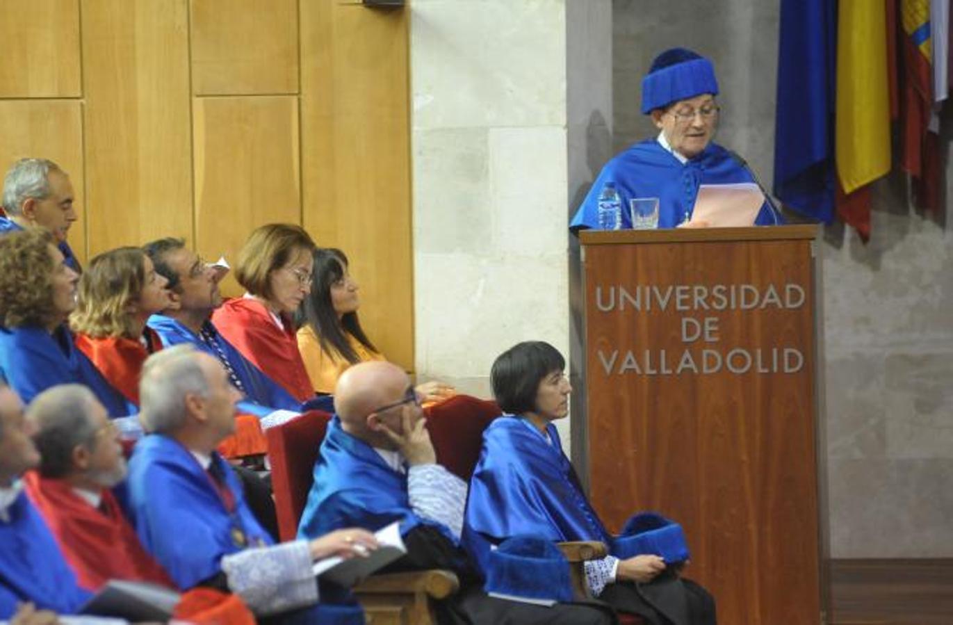 En su discurso, el rector Antonio Largo ha destacado el esfuerzo realizado por la universidad vallisoletana en materia de transparencia