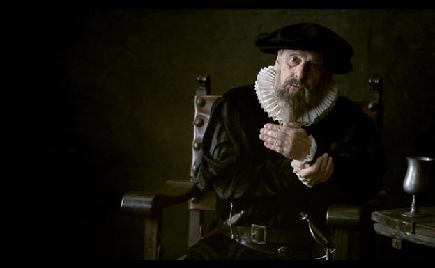 Miguel de Cervantes, interpretado por el actor vallisoletano Emilio Gutiérrez Caba, en la película 'Cervantes contra Lope'