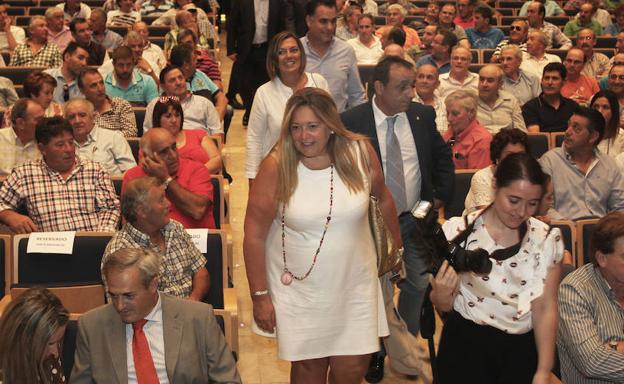 La eurodiputada, Esther Herranz, en la jornada 'La PAC que nos espera' de Palencia. 