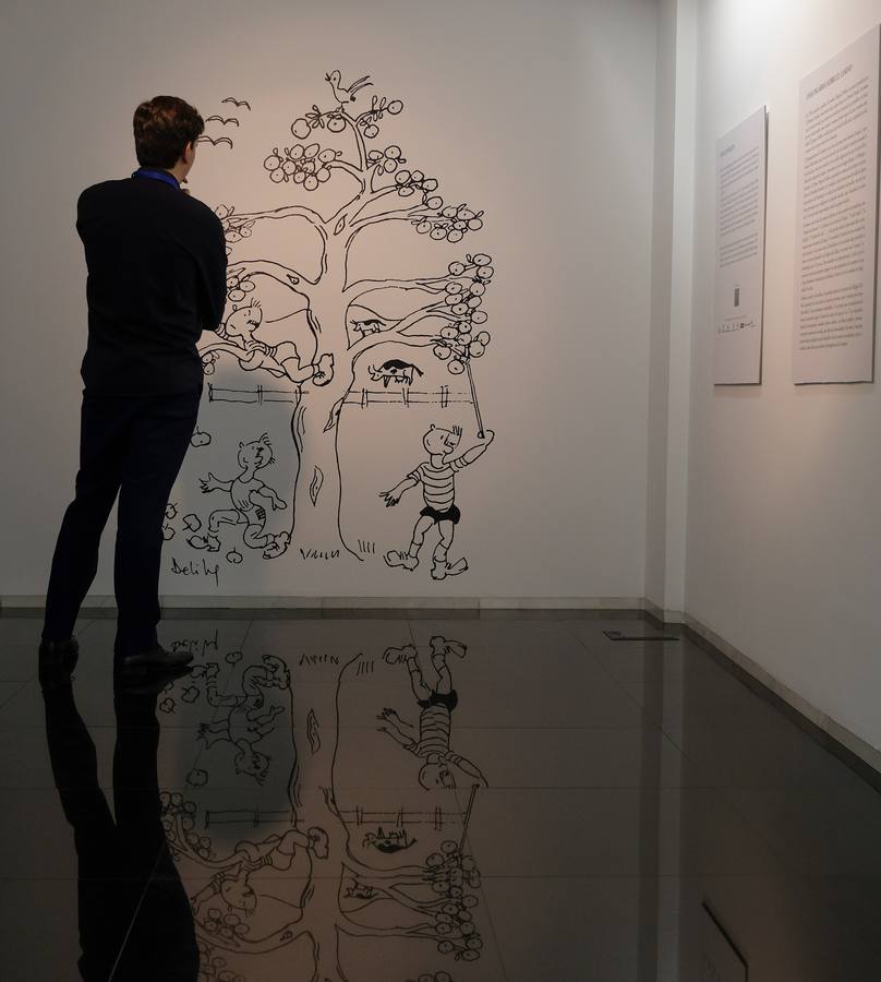 La exposición muestra una de las facetas menos conocidas del escritor a través de 21 dibujos