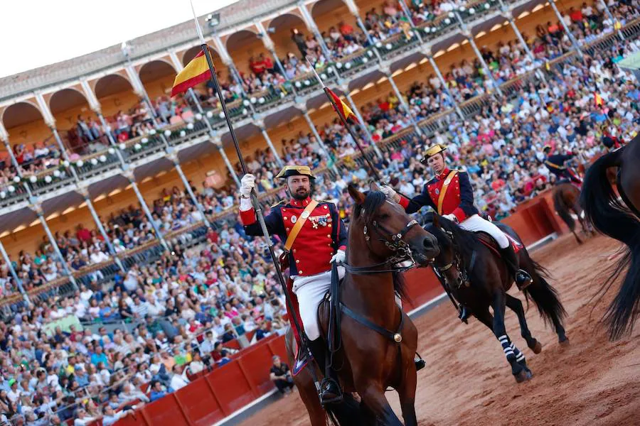 Exhibición de la Guardia Civil en la Plaza de Toros de La Glorieta de Salamanca