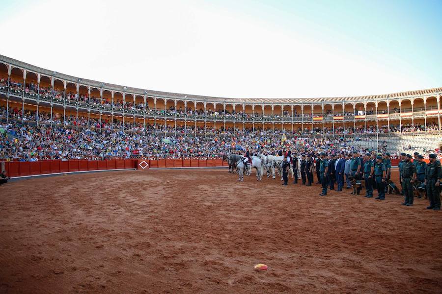 Exhibición de la Guardia Civil en la Plaza de Toros de La Glorieta de Salamanca