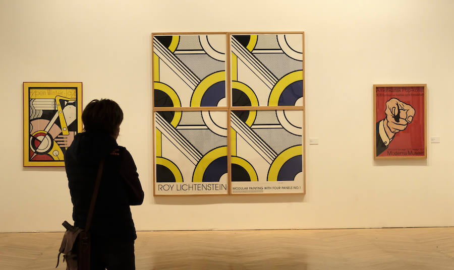 Contiene un centenar de obras de Andy Warhol, Jasper Jones, Robert Rauschenberg y Roy Lichtenstein