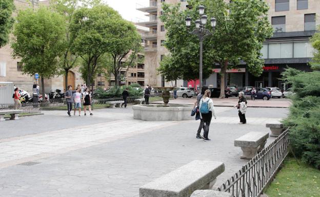 Imagen de archivo de la plaza de Los Bandos. 