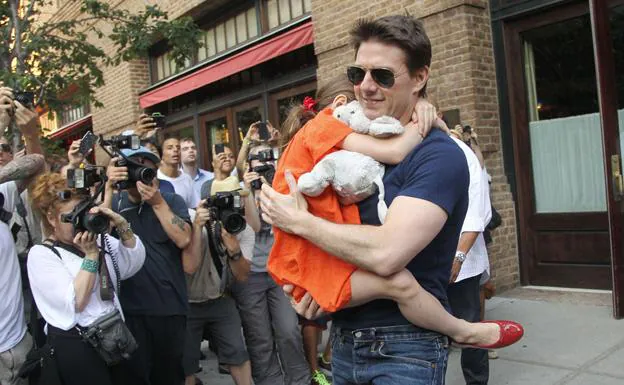 La útima foto de Tom Cruise con su hija Suri, en 2012. 