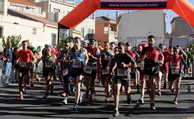Salida del III Trail Escarpes del Tormes. 