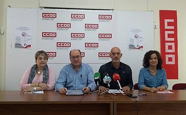 Ana Isabel García Mata, Manuel Muiños, Emilio Pérez Prieto y Beatriz Rubio. 