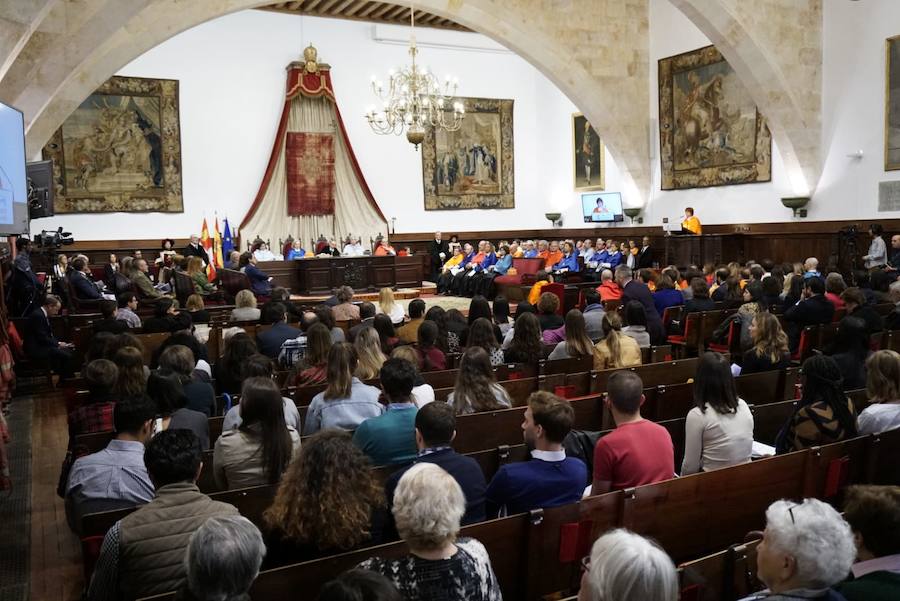 Fotos: La Universidad de Salamanca inviste como doctora honoris causa a Rebeca Grynspan