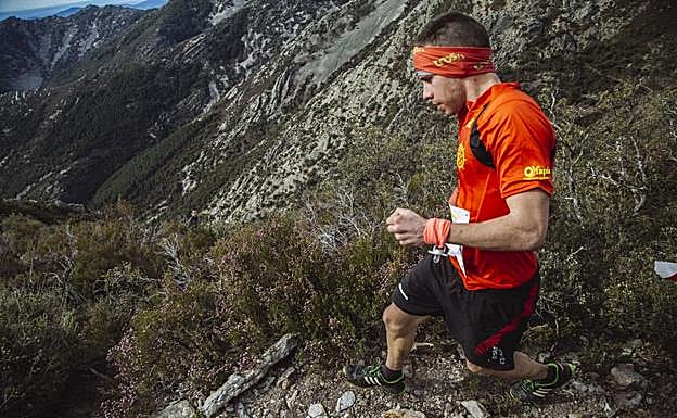Álvaro García, durante la prueba de Tres Valles. 