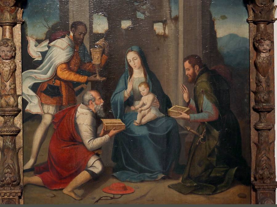 La sala vallisoletana de Las Francesas reúne una selección de quince obras de pintura religiosa de los siglos XV al XVIII cedidas por el coleccionista Hans Rudolf Gerstenmaier(Hamburgo, 1934).