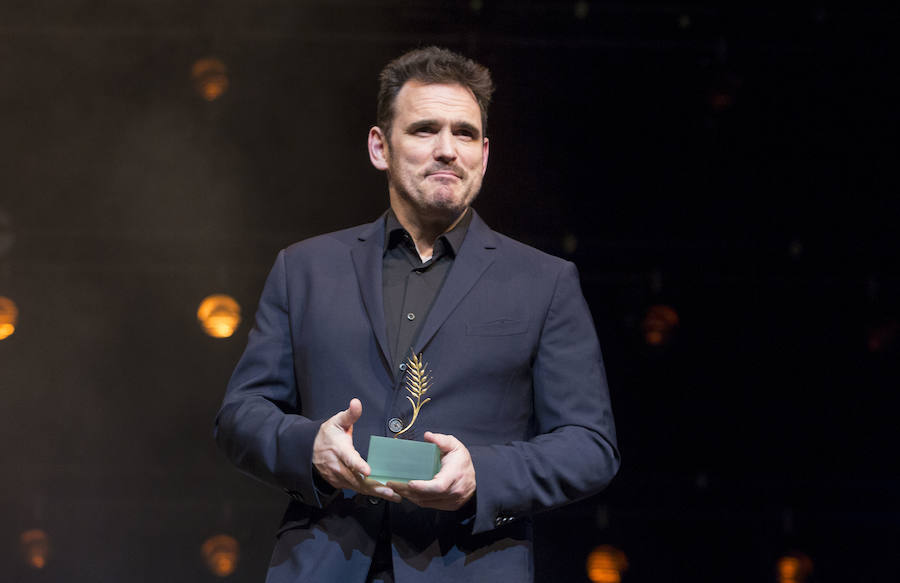 El actor estadounidense recibió la Espiga de Honor en la gala inaugural del festival