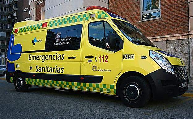 Ambulancia medicalizada como la usada en el accidente de Sacramenia. 