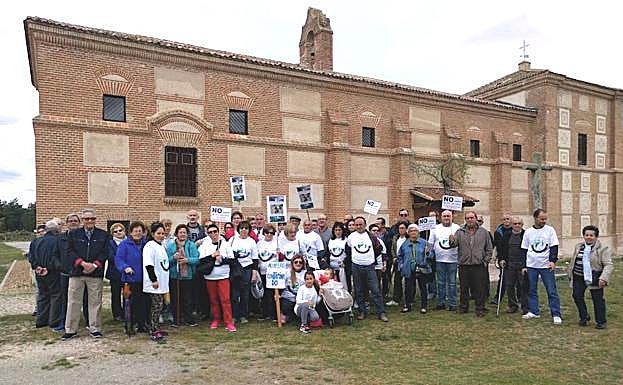 Una de las protestas de los vecinos de Aldeanueva del Codonal.