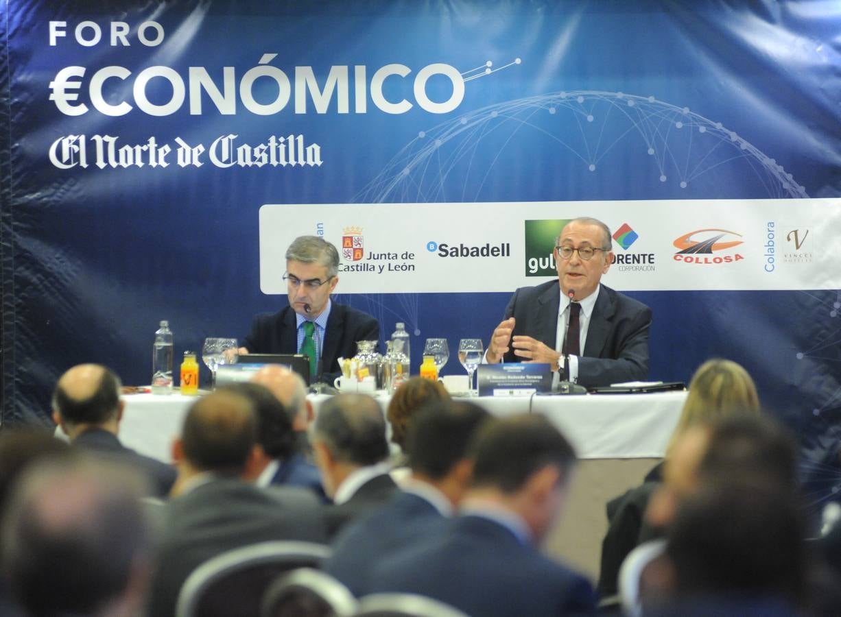 Fotos: Nicolás Redondo Terreros, en el Foro Económico de El Norte de Castilla