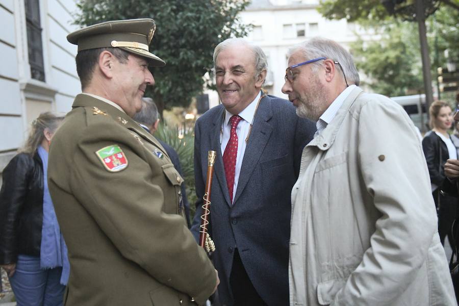 Fotos: Aspaym protagoniza el arriado de la bandera en el Palacio Real de Valladolid