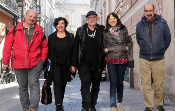 Jon Apaolaza, Conchita Casanovas, Miguel Anxo Fernández, Angélica Tanarro y Mikel G. Gurpegui.