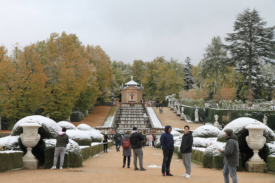 Fotos: Primeras nieves en La Granja