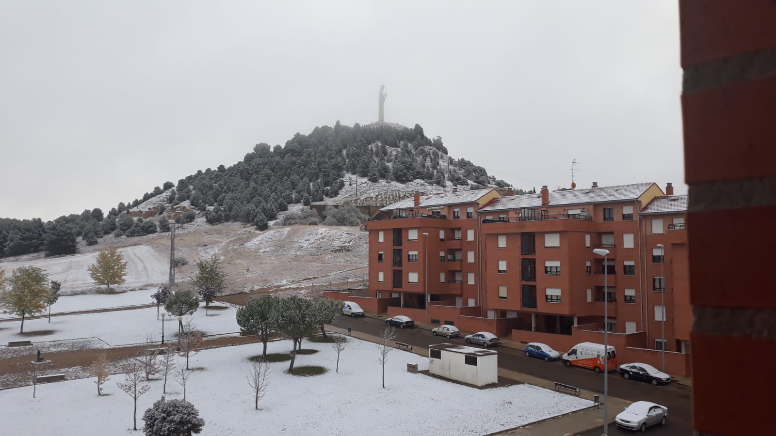 Fotos: Las imágenes que ha dejado la primera nevada otoñal en Palencia