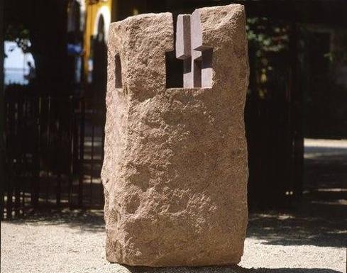 La escultura 'Lo profundo es el aire'', de Chillida, que estará expuesta en la capilla. 