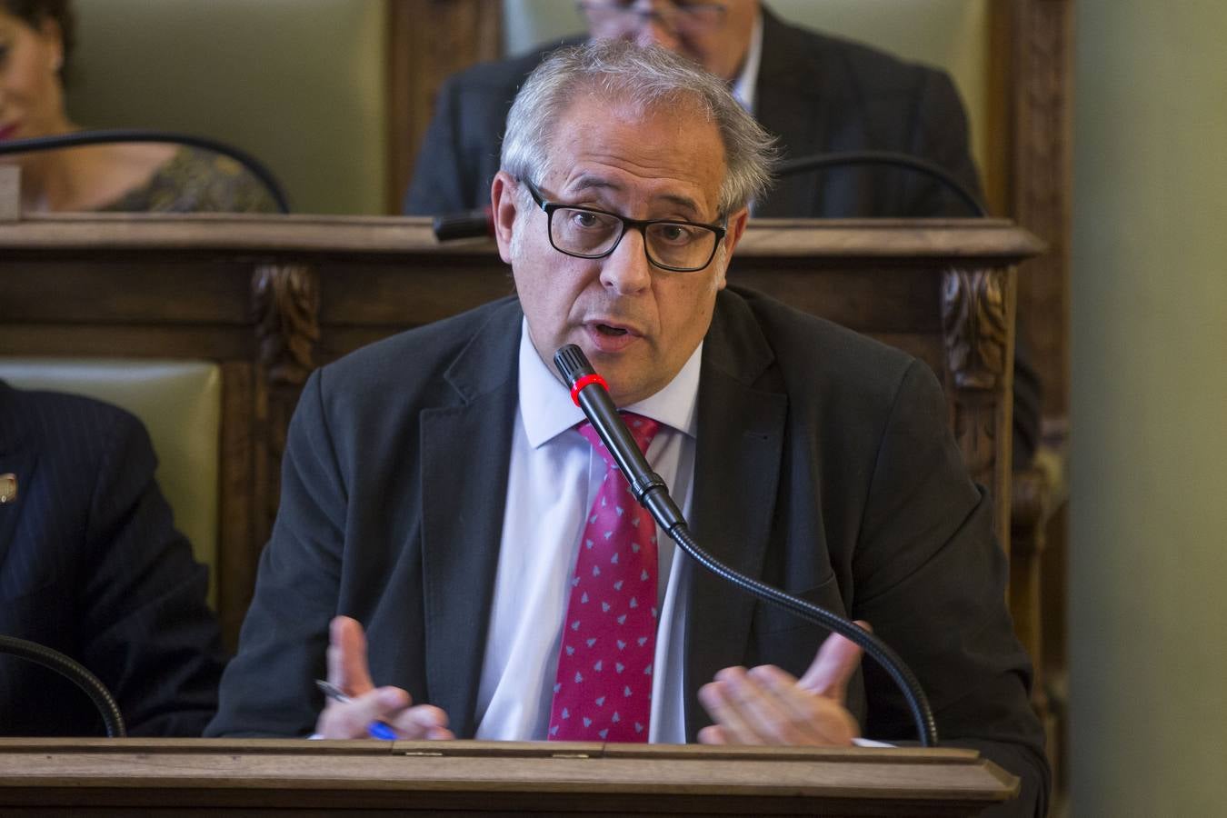 Fotos: Pleno en el Ayuntamiento de Valladolid