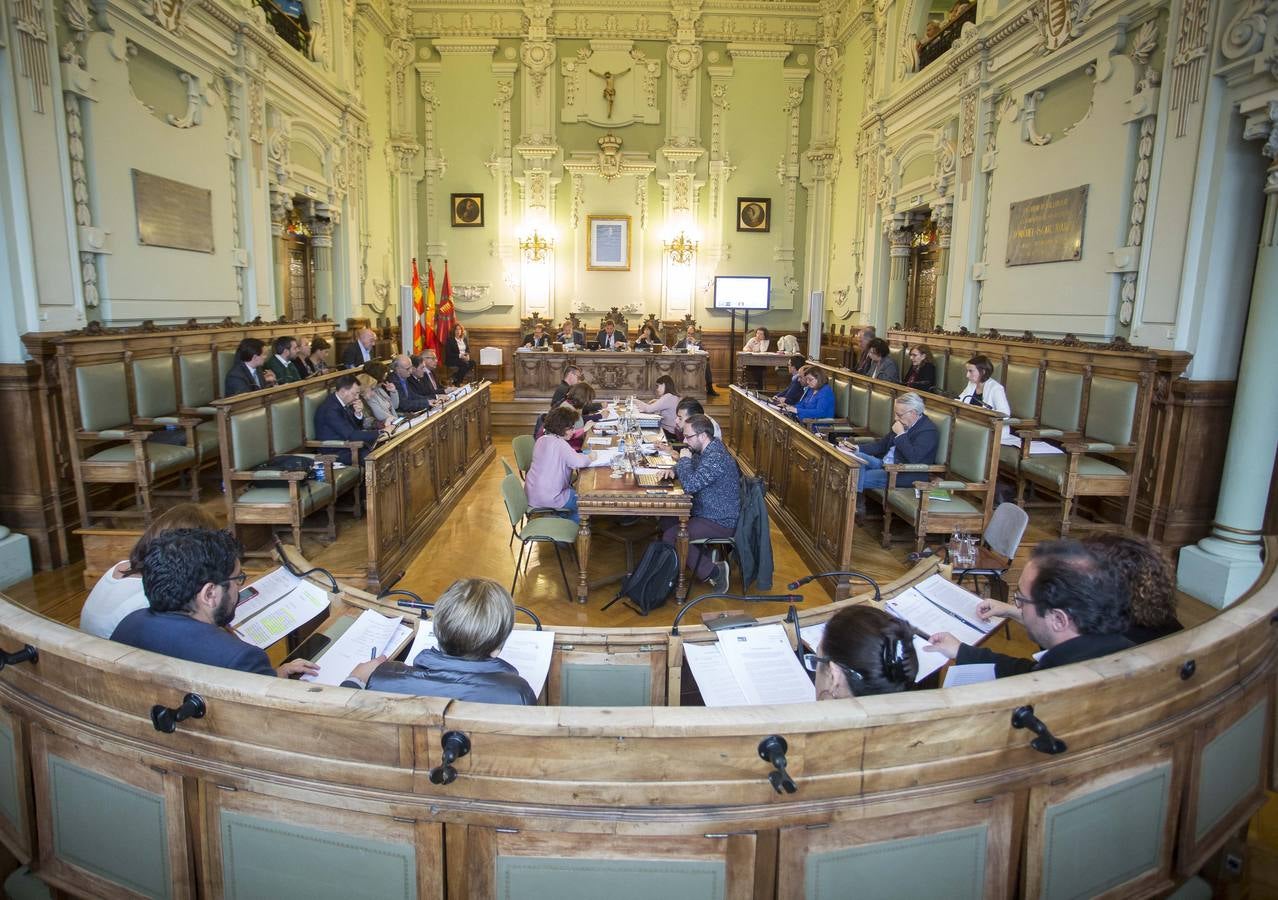 Fotos: Pleno en el Ayuntamiento de Valladolid