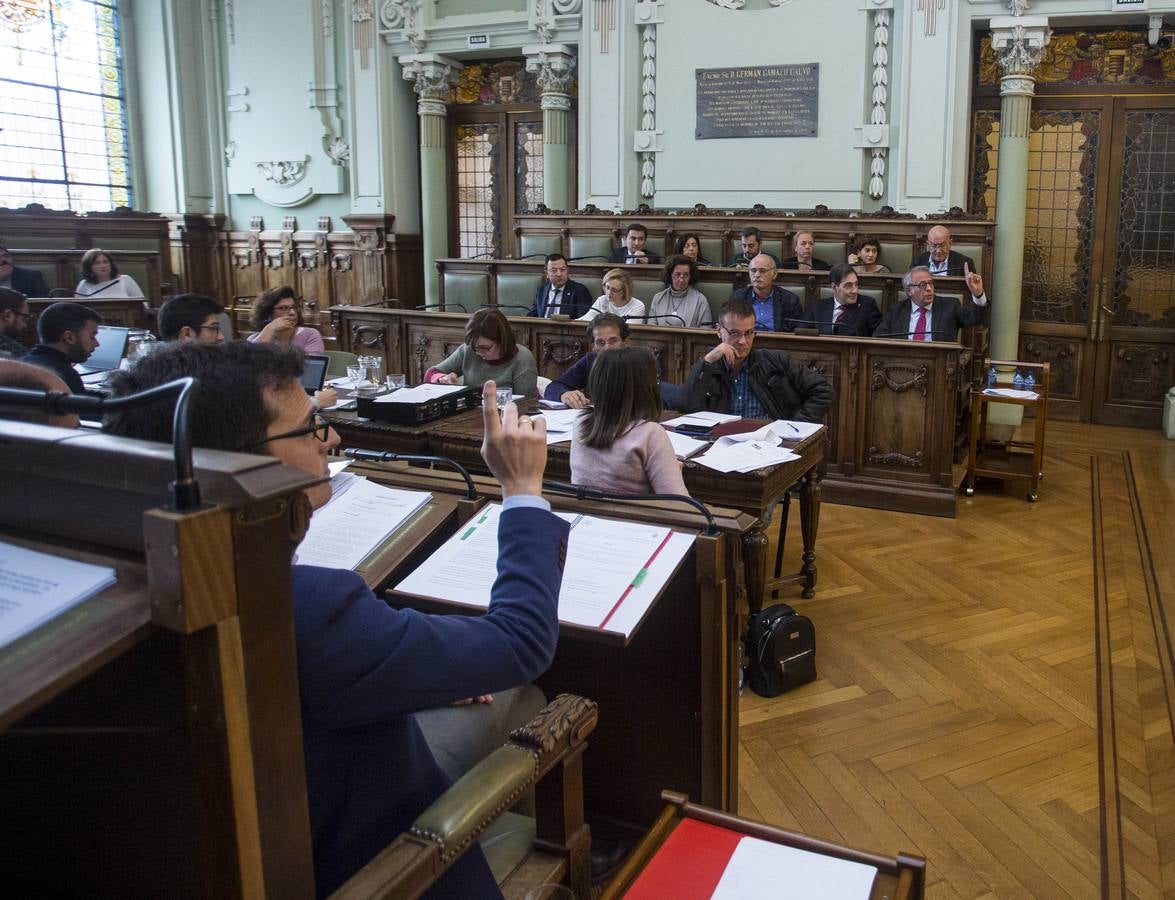 Fotos: Pleno en el Ayuntamiento de Valladolid