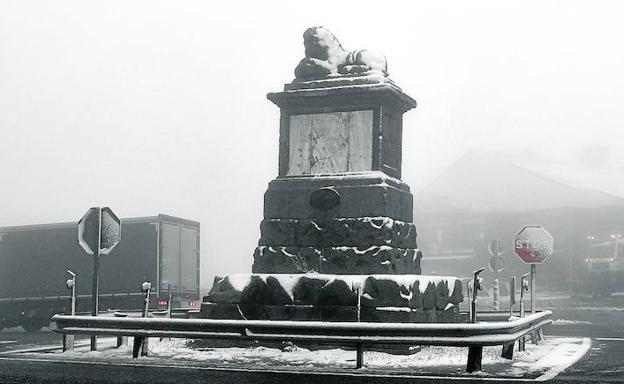 El Alto del León, ayer. 