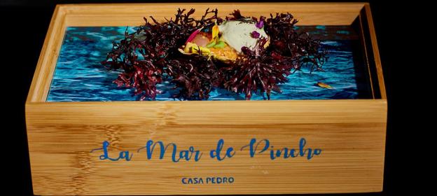 Tapa ganadora del XIV Concurso Nacional de Pinchos y Tapas Ciudad de Valladolid: 'La mar de pincho'.