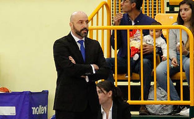 Lino López, durante un partido en Würzburg. 