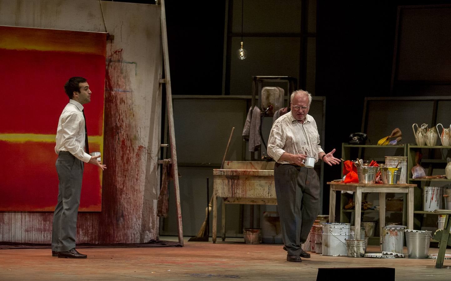 El Teatro Calderón de Valladolid acoge, el viernes y el fin de semana, este montaje que trata sobre la vida de Mark Rothko