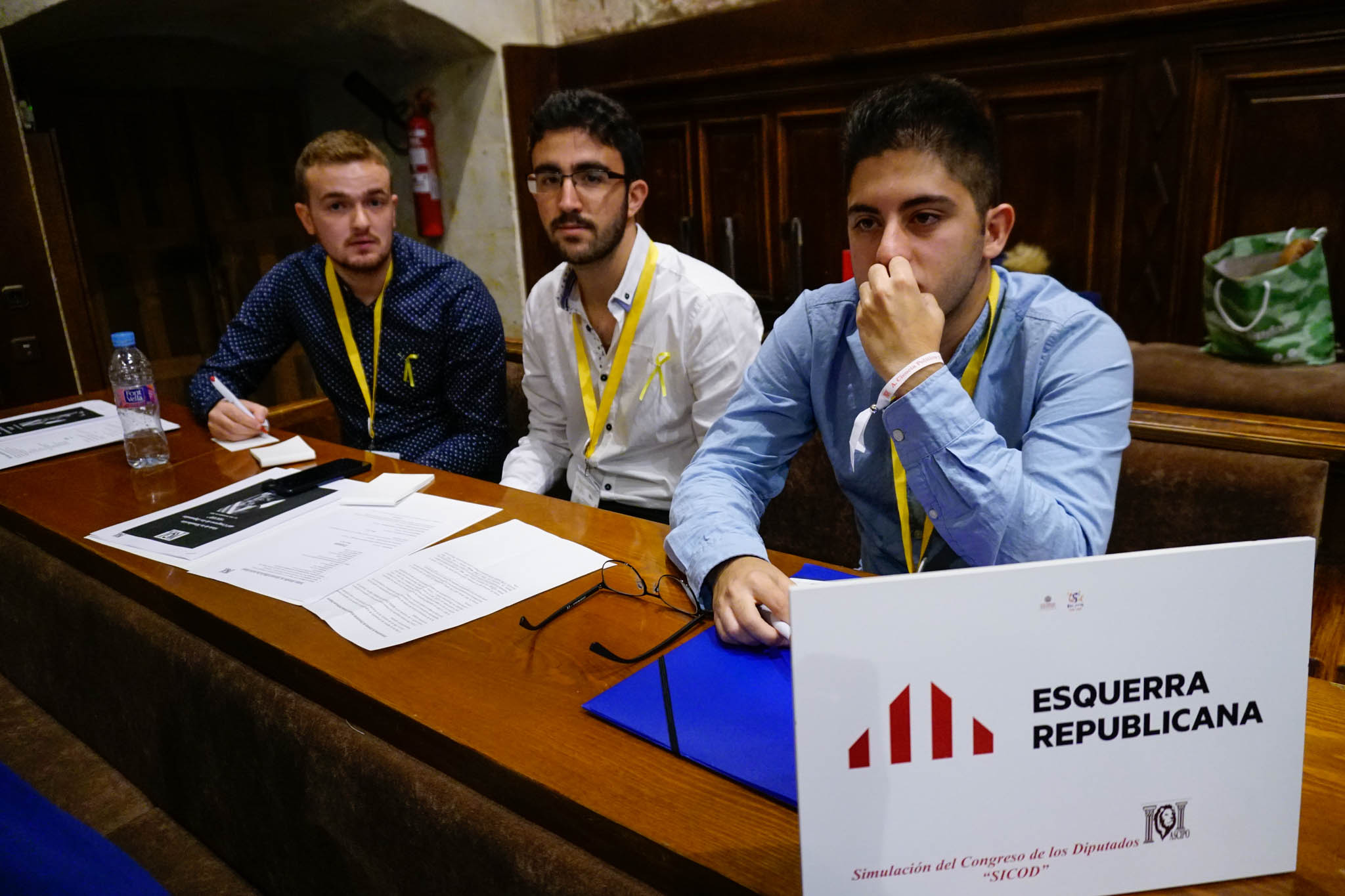 Fotos: Los alumnos de la USAL simulan un debate en el Congreso de los Diputados