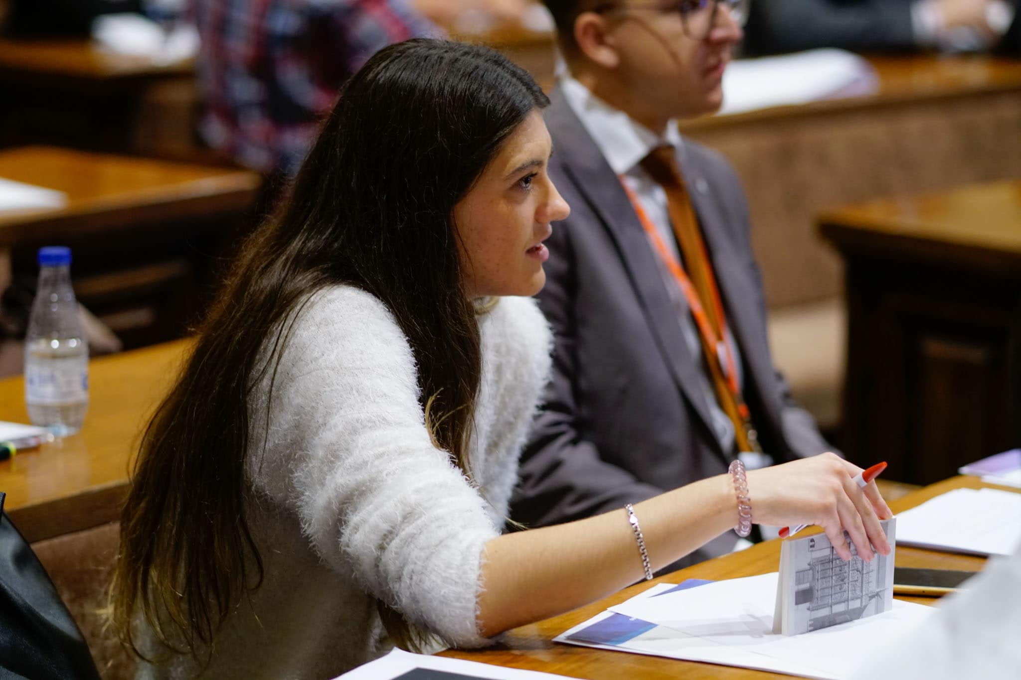 Fotos: Los alumnos de la USAL simulan un debate en el Congreso de los Diputados