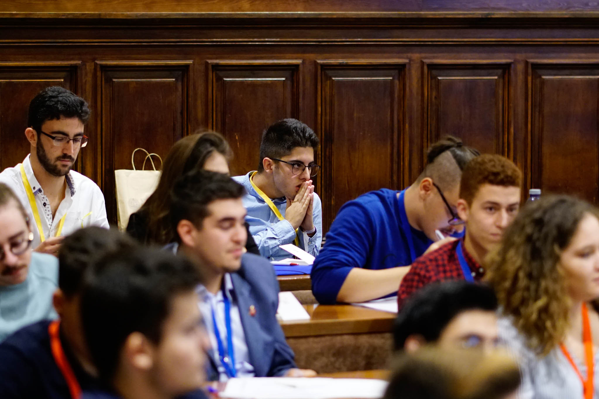 Fotos: Los alumnos de la USAL simulan un debate en el Congreso de los Diputados