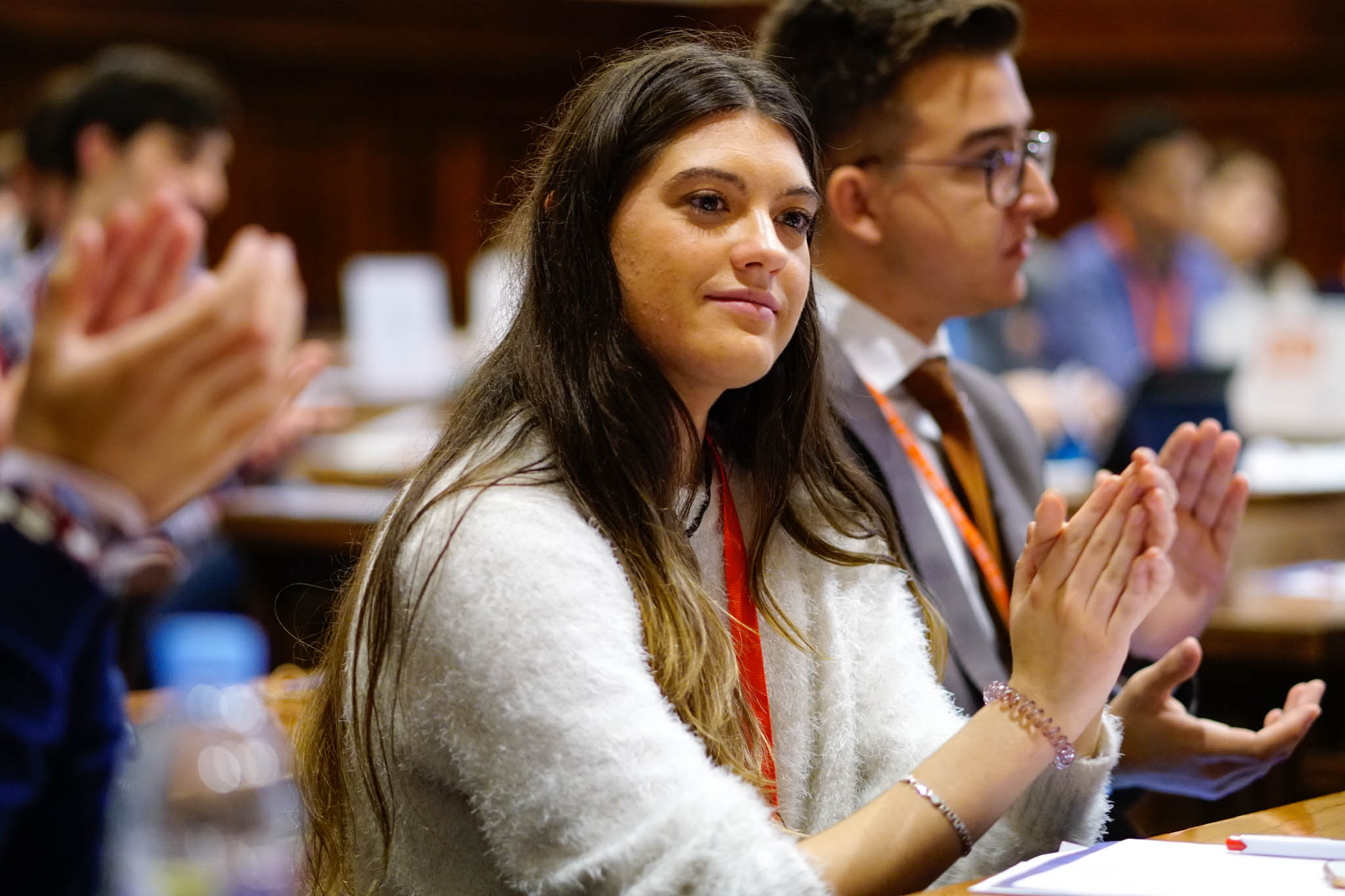 Fotos: Los alumnos de la USAL simulan un debate en el Congreso de los Diputados