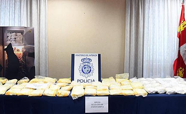Droga incautada en Burgos. 