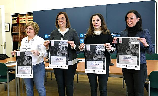 Presentación del I Foro de Empresarias en la Diputación.