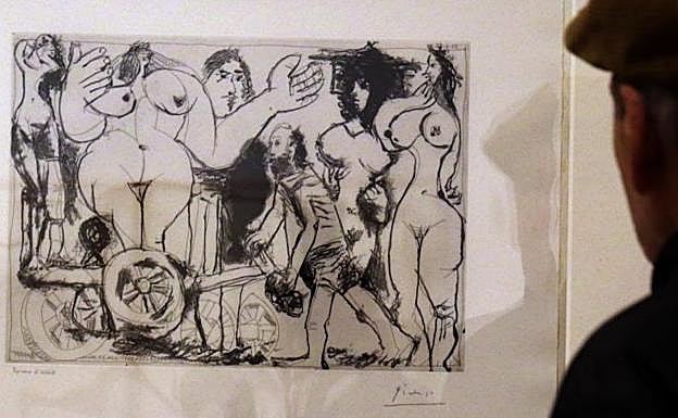 Una de las obras de Picasso de la serie 'Suite 347'. 