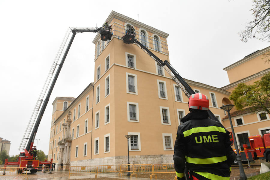 El simulacro se ha llevado a cabo en el Monasterio de Nuestra Señora de Prado