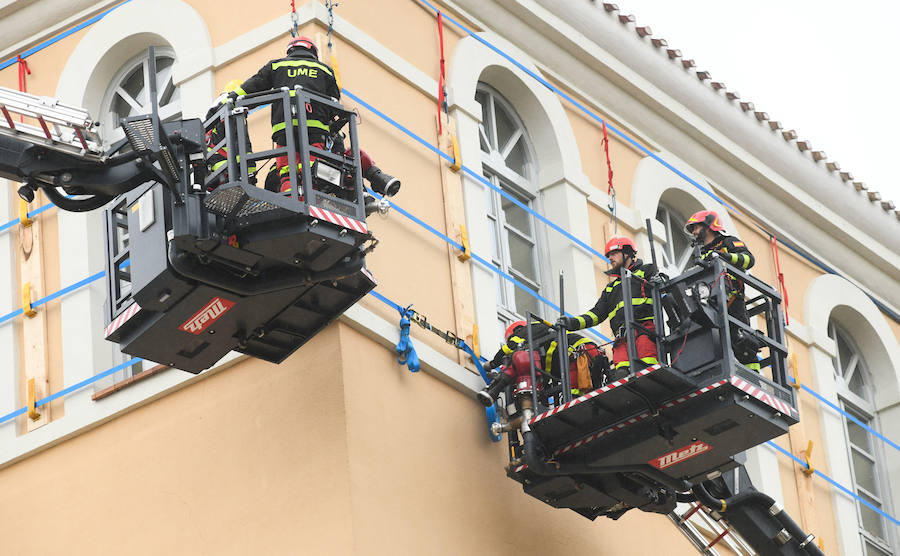 El simulacro se ha llevado a cabo en el Monasterio de Nuestra Señora de Prado