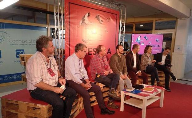 Mesa redonda en torno a las políticas de la repoblación de la España rural, celebrada en II edición de 'Presura', la feria contra la despolación.
