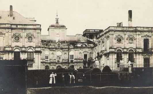 Palacio de La Granja de San Ildefonso, Segovia, antes del incendio de 1918.